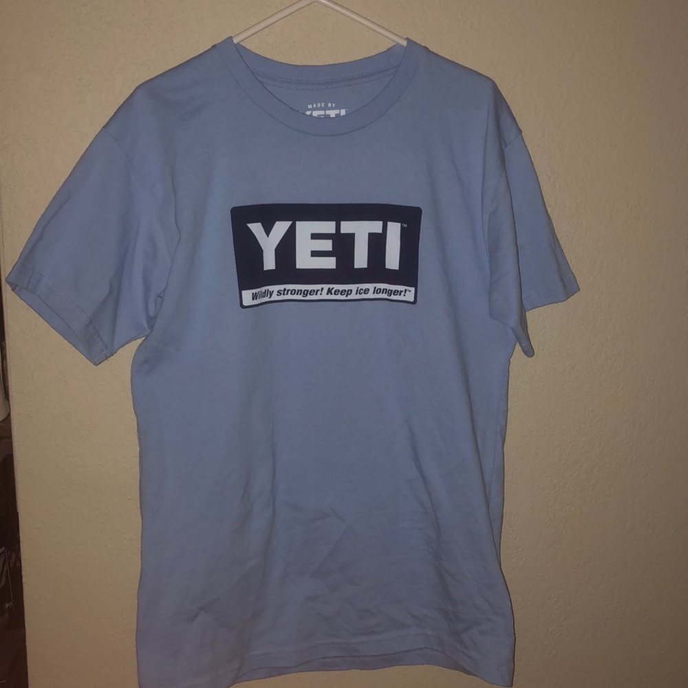 Blue yeti t-shirt!